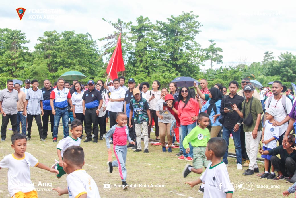 Ribuan Siswa TK Se Kota Ambon Ikuti Sport Kids