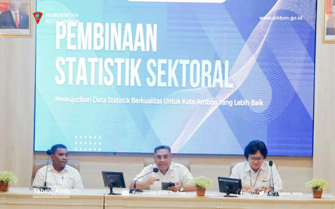 Dinas Kominfo dan Persandian Bersama BPS Gelar Pembinaan Statistik Sektoral