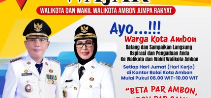 Lekransy: Walikota Dan Wakil Walikota Jumpa Rakyat (WAJAR) Mulai Jumat Ini